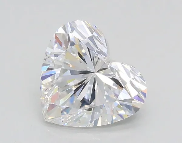 1ct HEART D VVS2 Lab diamond