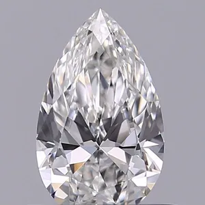 0.47ct PEAR F IF Natural diamond