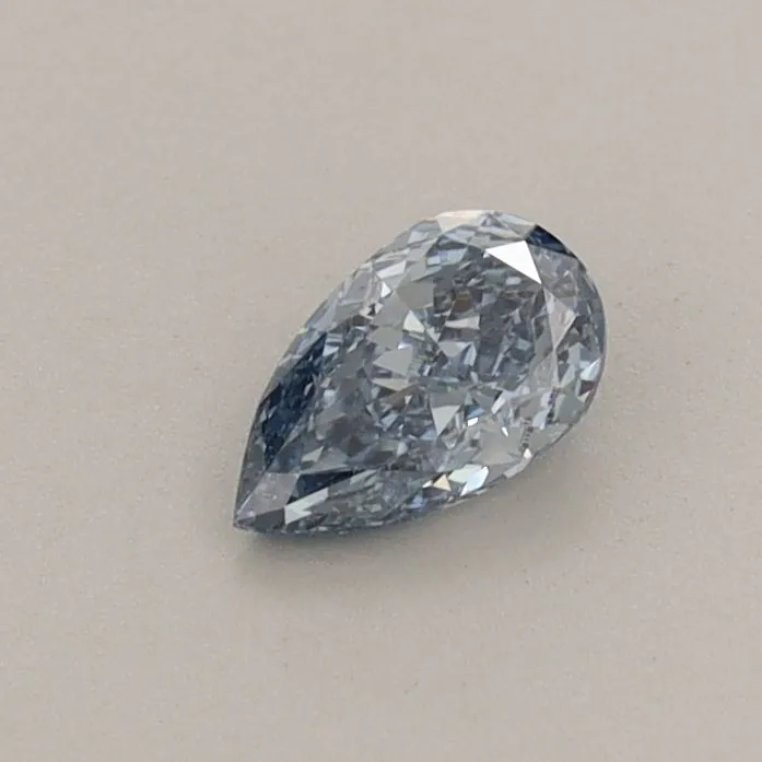 0.30ct PEAR Fancy Intense Blue VVS2 Coloured Lab diamond