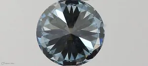 0.3ct ROUND Fancy Vivid Blue IF Coloured Lab diamond