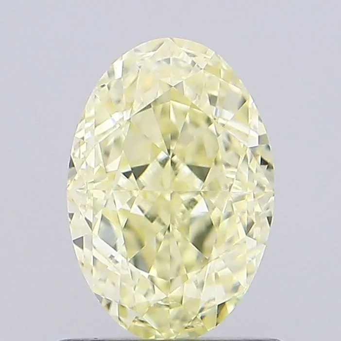 1.05ct OVAL Fancy Yellow VVS2 Coloured Lab diamond