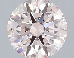 1.05ct ROUND Fancy Intense Pink VS1 Coloured Lab diamond