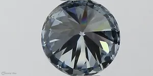 0.34ct ROUND Fancy Intense Blue IF Coloured Lab diamond