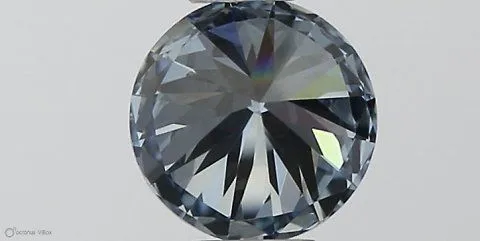 0.34ct ROUND Fancy Intense Blue IF Coloured Lab diamond