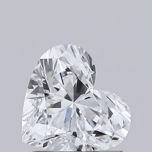 1ct HEART E VVS1 Lab diamond
