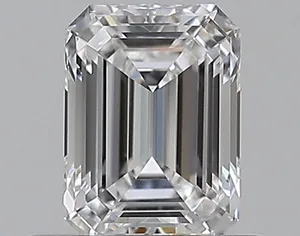 0.5ct EMERALD D VVS1 Natural diamond