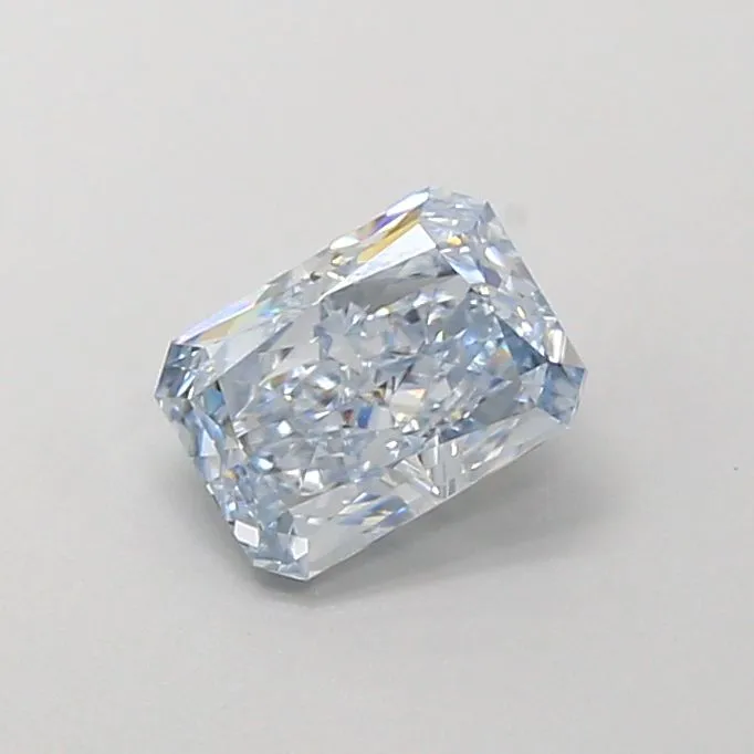 1.00ct RADIANT Fancy Blue VVS2 Coloured Lab diamond