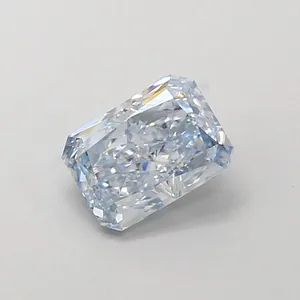 1ct RADIANT Fancy Blue VVS2 Coloured Lab diamond