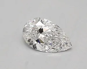 0.43ct PEAR D VVS1 Lab diamond