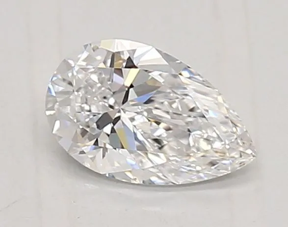 0.59ct PEAR D FL Lab Grown diamond