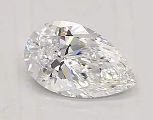 0.59ct PEAR D FL Lab diamond