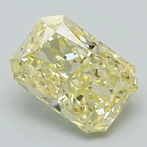 1.29ct RADIANT Fancy Intense Yellow VS1 Coloured Lab diamond