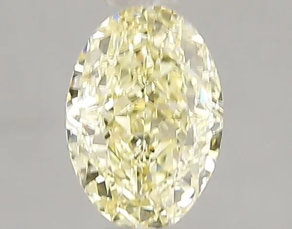 1.02ct OVAL Fancy Intense Yellow SI1 Coloured Lab diamond