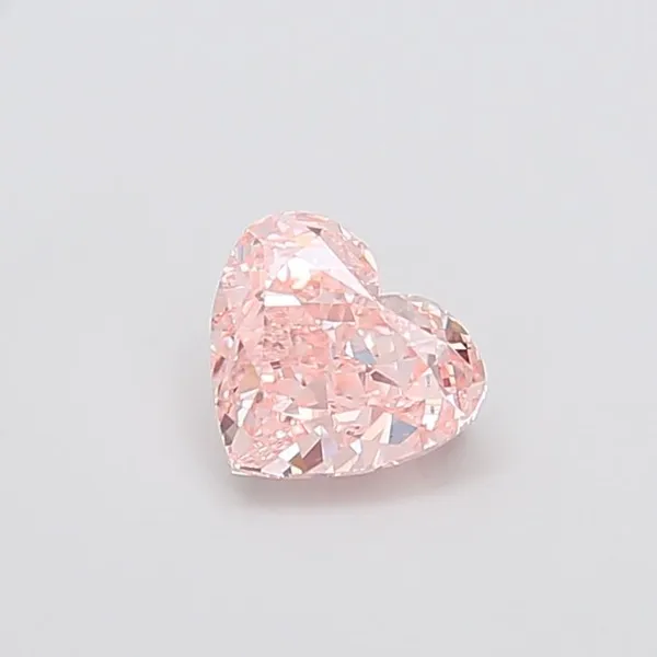 1.17ct HEART Fancy Intense Pink VS1 Coloured Lab diamond