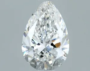 0.5ct PEAR F VVS2 Natural diamond