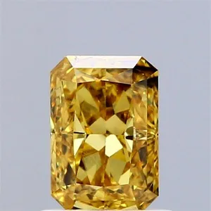 1.1ct RADIANT Fancy Intense Yellow VS2 Coloured Lab diamond