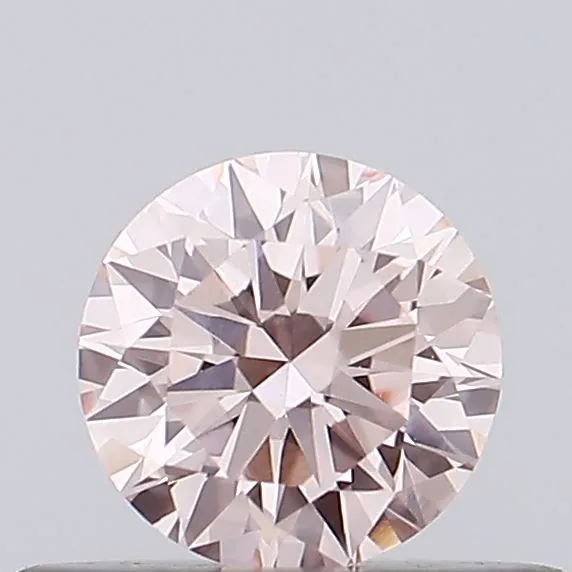 0.36ct ROUND Fancy Intense Pink VS1 Coloured Lab diamond