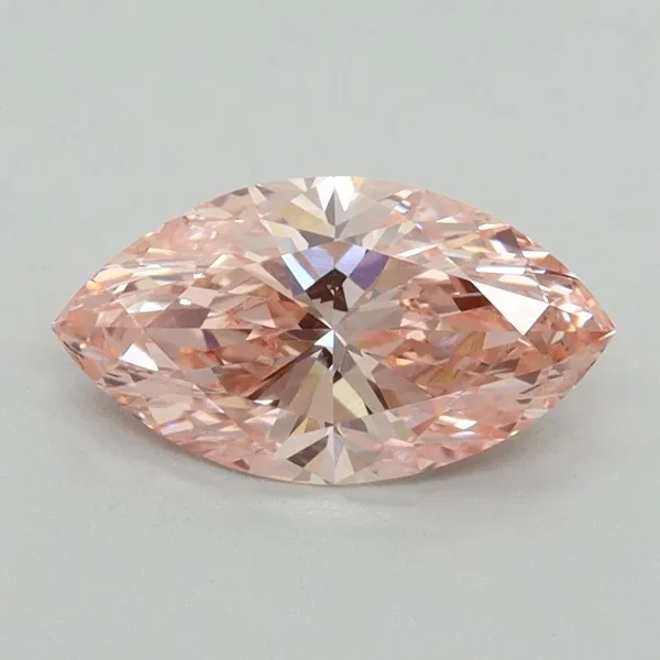 1.04ct MARQUISE Fancy Vivid Pink VS1 Coloured Lab diamond