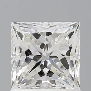 0.9ct PRINCESS G VVS2 Natural diamond