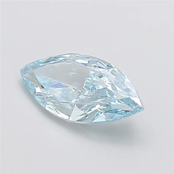 2.01ct MARQUISE Fancy Intense Blue VS1 Coloured Lab diamond