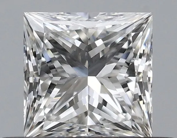 0.41ct PRINCESS F VVS1 Natural diamond