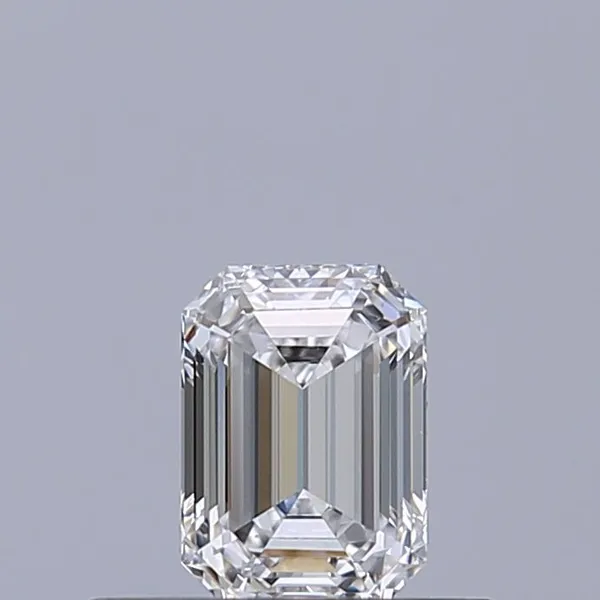 0.35ct EMERALD D VVS2 Natural diamond