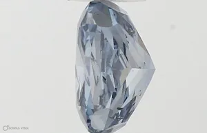 0.54ct CUSHION Fancy Vivid Blue I1 Coloured Lab diamond