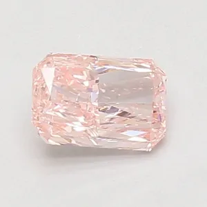 0.78ct RADIANT Fancy Intense Pink VVS2 Coloured Lab diamond