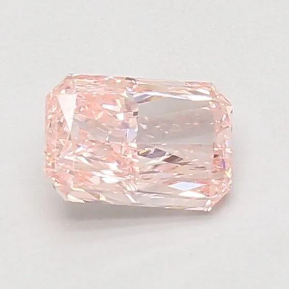 0.78ct RADIANT Fancy Intense Pink VVS2 Coloured Lab diamond