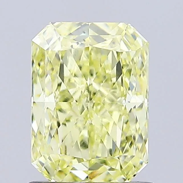 1.24ct RADIANT Fancy Yellow VVS2 Coloured Lab diamond