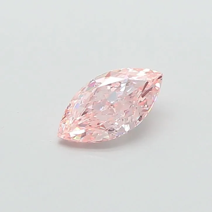 1.03ct MARQUISE Fancy Intense Pink VVS2 Coloured Lab diamond