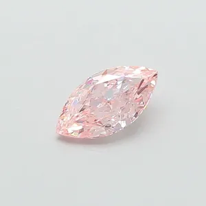 1.03ct MARQUISE Fancy Intense Pink VVS2 Coloured Lab diamond