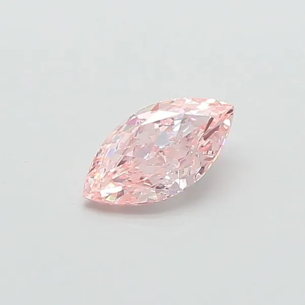 1.03ct MARQUISE Fancy Intense Pink VVS2 Coloured Lab diamond