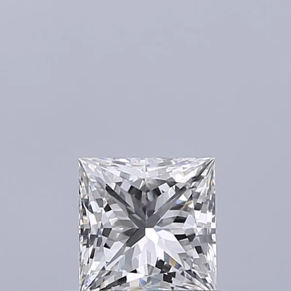 0.41ct PRINCESS F VVS1 Natural diamond