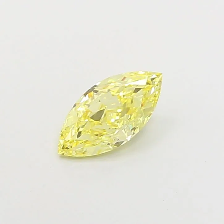 1.03ct MARQUISE Fancy Yellow VVS2 Coloured Lab diamond