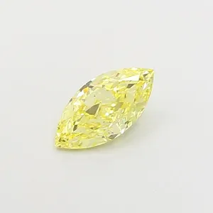 1.03ct MARQUISE Fancy Yellow VVS2 Coloured Lab diamond