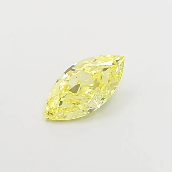 1.03ct MARQUISE Fancy Yellow VVS2 Coloured Lab diamond
