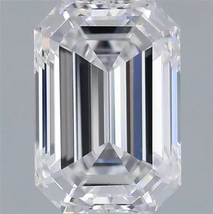 0.55ct EMERALD D VVS2 Natural diamond