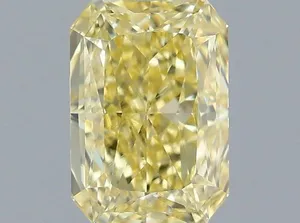 1.07ct RADIANT Fancy Intense Yellow VVS2 Coloured Lab diamond