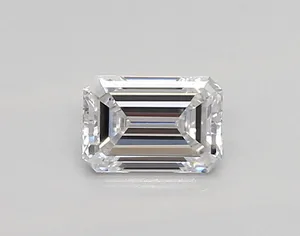 0.49ct EMERALD D VVS2 Lab diamond