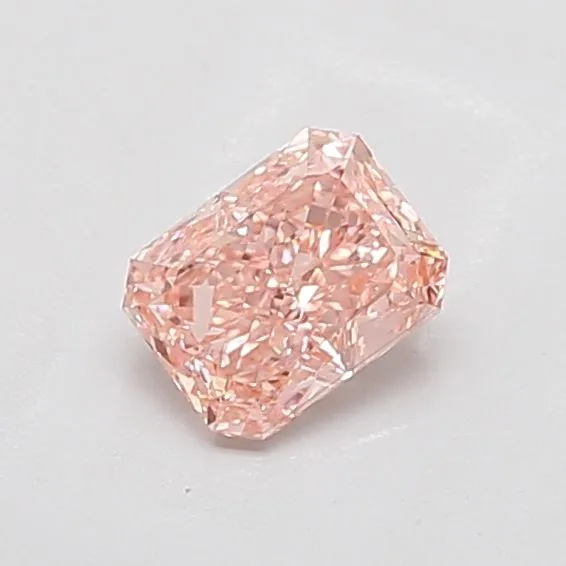 1.02ct RADIANT Fancy Vivid Pink VVS2 Coloured Lab diamond