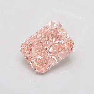 1.02ct RADIANT Fancy Vivid Pink VVS2 Coloured Lab diamond