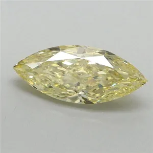 1ct MARQUISE Fancy Intense Yellow VS2 Coloured Lab diamond