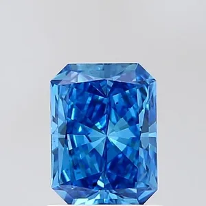 1.01ct RADIANT Fancy Vivid Blue VS2 Coloured Lab diamond