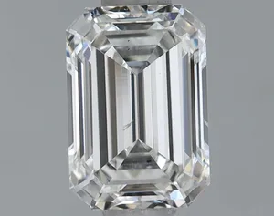 0.73ct EMERALD F VS1 Lab diamond