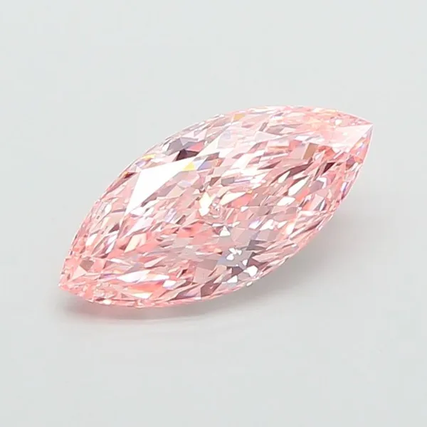 2.19ct MARQUISE Fancy Intense Pink VVS2 Coloured Lab diamond