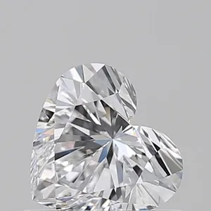 0.53ct HEART D IF Natural diamond