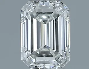 0.6ct EMERALD H VVS2 Natural diamond