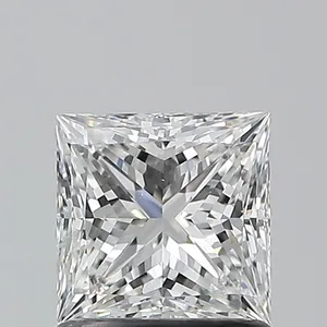 1ct PRINCESS E VS2 Natural diamond