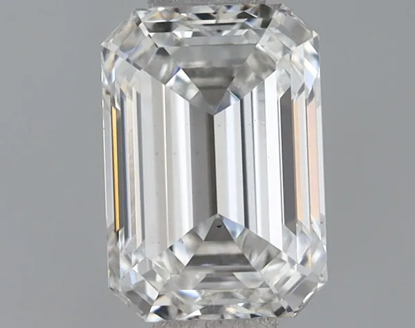 0.7ct EMERALD F VS2 Lab diamond